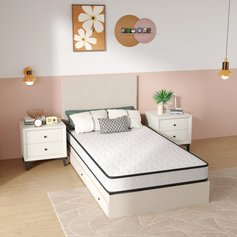 Scheinman FDW Firm Memory Foam Mattress, Standard Profile (6”), Twin