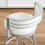 Tabouret de comptoir pivotant en cuir 26,6 po Ayala Rowan-1560870227