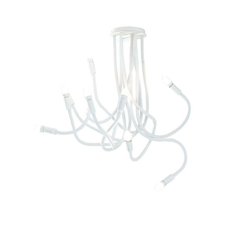 Ferebee 9 - Light Cluster Pendant, White