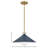 Zoë 1 - Light Lacquered Brass Single Pendant-1643878402