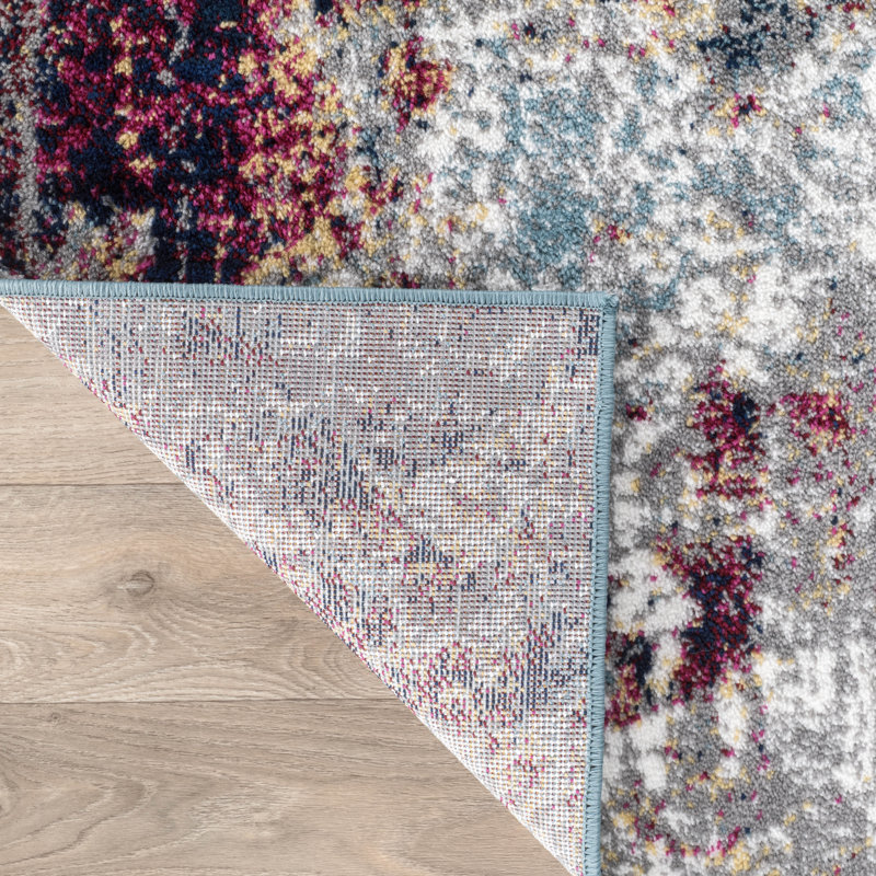 Willington Abstract Indoor Rug, Rectangle 2' x 3'