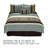 Green/Blue Microfiber 6 Piece Comforter Set-1419633393