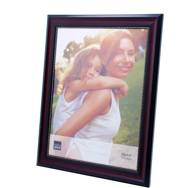 Cadre 10 po x 13 po en plastique brun