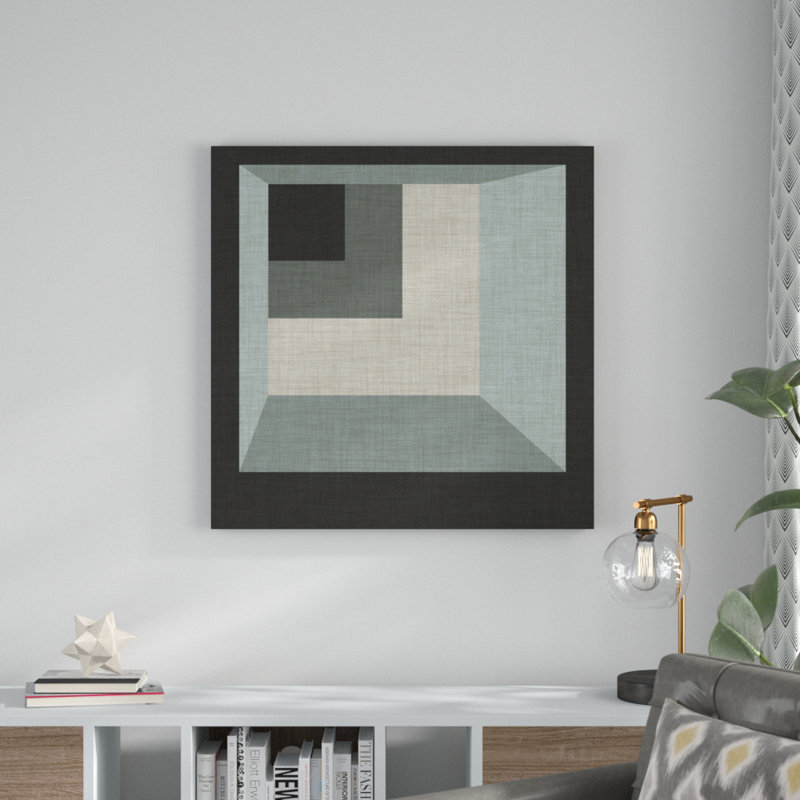 «Geometric Perspective I» par June Erica Vess, impression sur toile, Toile tendue, H 36 po x l 36 po