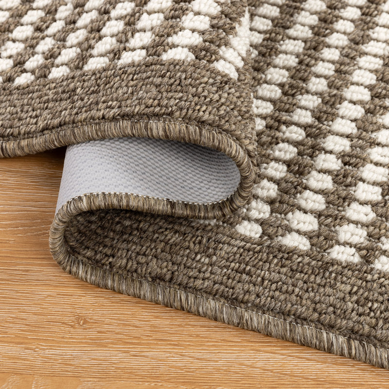 Machine Washable Non-Slip Kitchen Mat, Brown