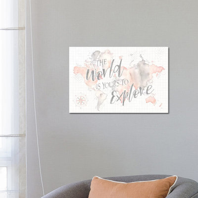 Wonderful World I by Laura Marshall - Wrapped Canvas Print