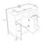 Ensemble de meuble-lavabo avec lavabo et tiroirs-687472073