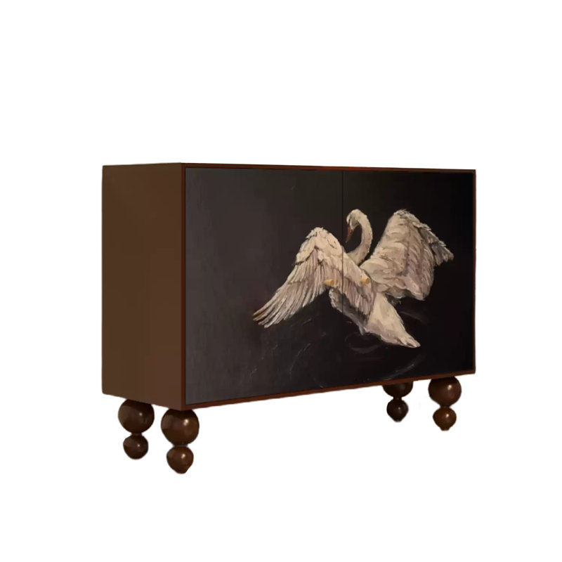 Armoire d'appoint en bois massif