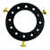Socket Lampshade Holder Top Collar Ring Adapter Lamp Base Solid Metal Separate Lighting Kit