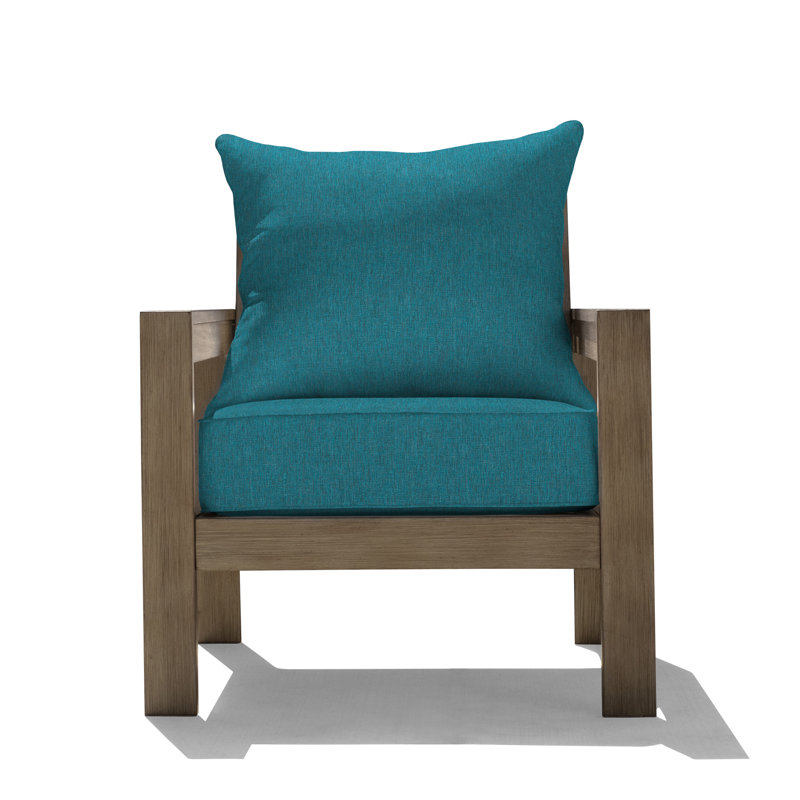 Méridienne Edisto, Chêne, Turquoise