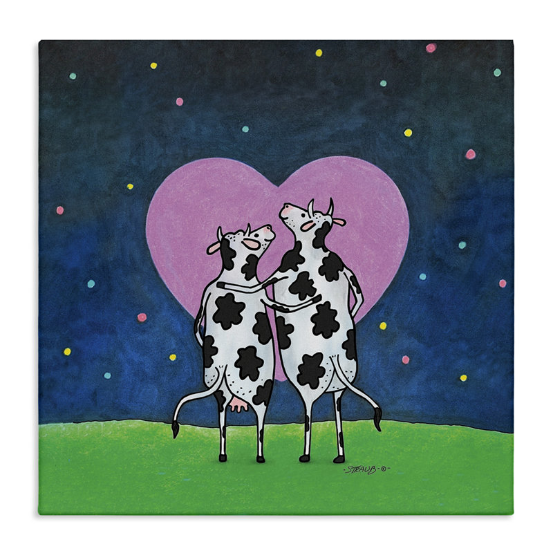 Toile «Aimer Significant Udder», conception par Roger Straub, H 30 po x l 30 po