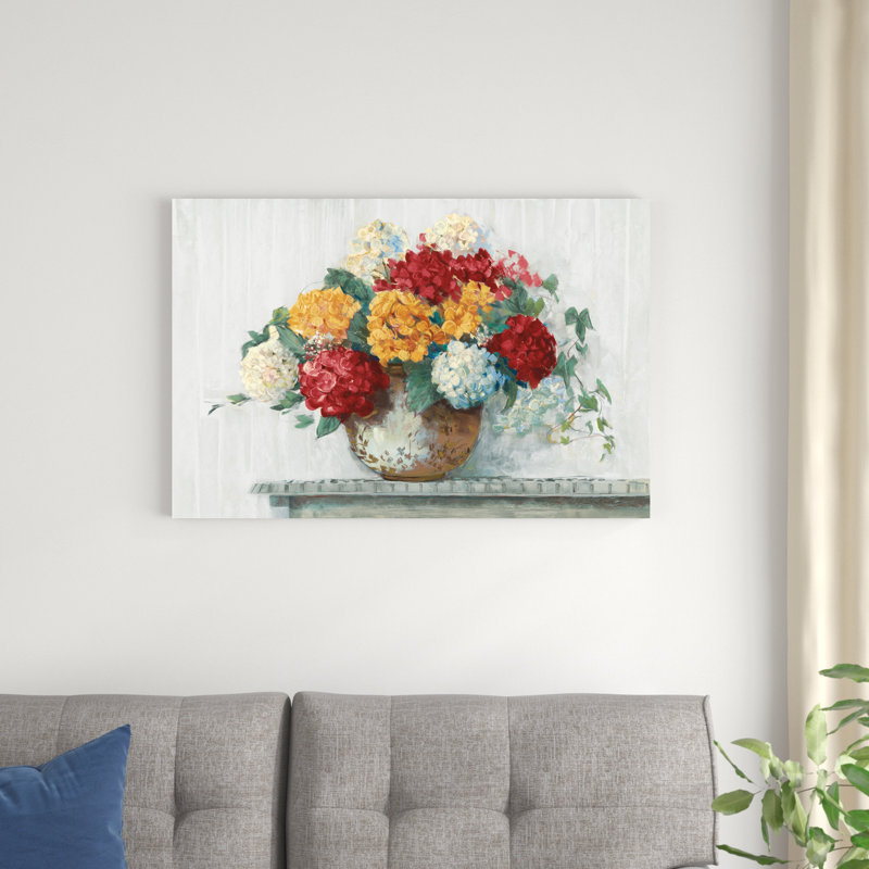 Automne hortensia chalet, H 24 po x l 36 po