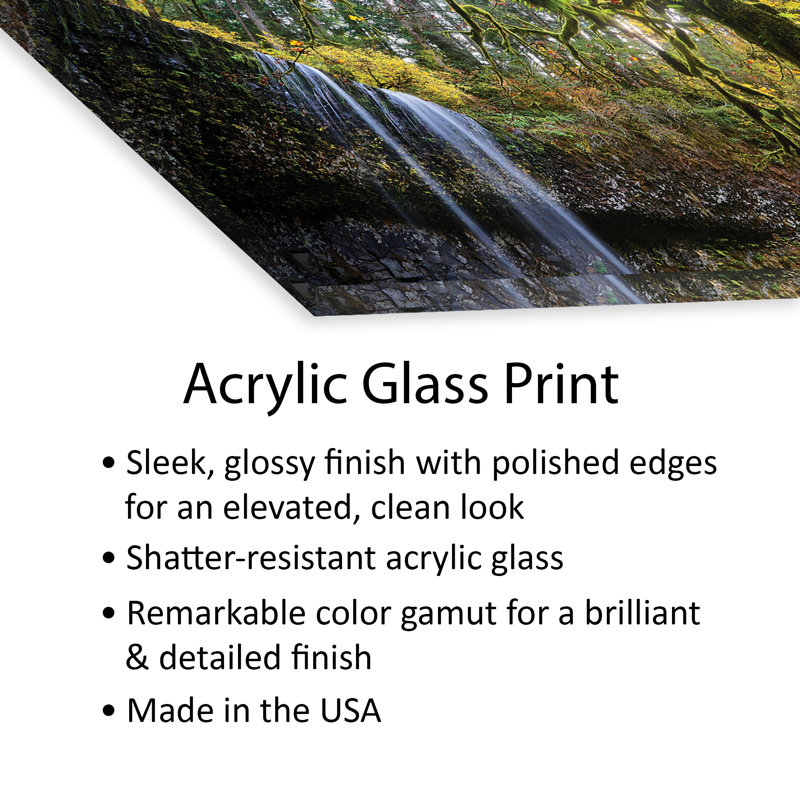 Mystical Falls II Print On Acrylic Glass