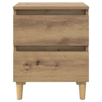 40cm W Manufactured Wood Bedside Table