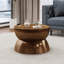 Table basse en métal martelé-666840451