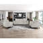 Chaise de salon moderne rembourrée en microfibre avec coussins confortables-891782436