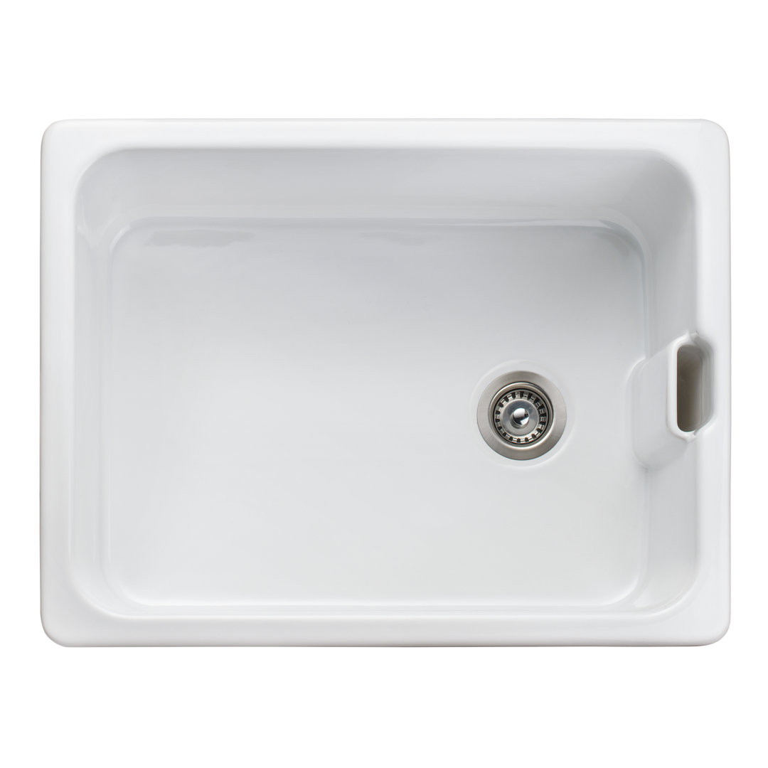 Farmhouse Belfast 59.5cm x 45.5cm Ceramic Kitchen Sink