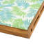 Ensemble de chaises longues en bois d'acacia avec coussins de salon résistants à l'eau (noix de coco et 2 pouces d'épaisseur)-667177910