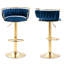 Tabouret de bar pivotant avec dossier Ginko-879315310-882844526