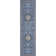 Greer Hand-Tufted Microloop Pile Wool Traditional Medallions Area Rug Blue Tan Ivory