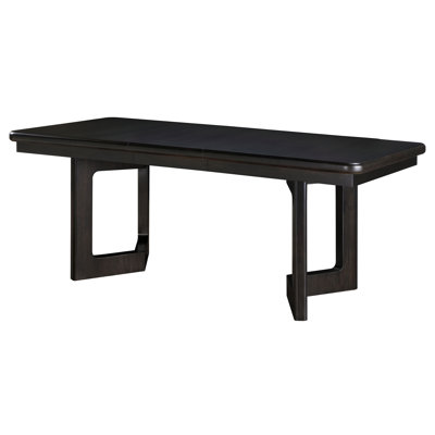 Acacia Brown Extension Leaf Dining Table