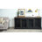 70.9” Large Dog Crate Furniture with Divider, Heavy-Duty Wooden Kennel Cage, TV Stand End Table for 1 Large or 2 Medium Dogs-1598276360