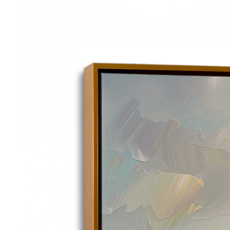"Harbor Glow" par Golden Glow Interiors 2 - Pièces sur toile, Cadre doré poli, H 14 po x l 10 po