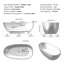 Baignoire de trempage autoportante 71 "x 35,43"