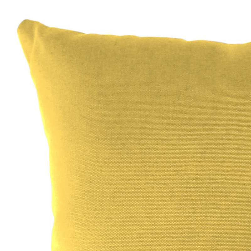 Sunbrella Outdoor Throw Pillow, Sunray Yellow