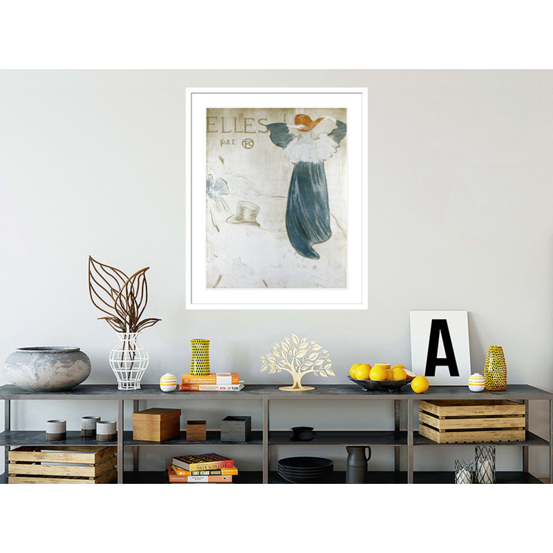 «Frontispice Pour Elles» par Henri de Toulouse-Lautrec, impression giclée sur cadre, H 40,89 po x l 33,5 po