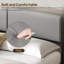 Upholstered Headboard Metal Frame with Charging Station and Storage -983392699-975754902