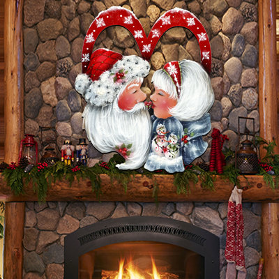 Tidaholm Joyeux Noël! Crochet de porte en bois