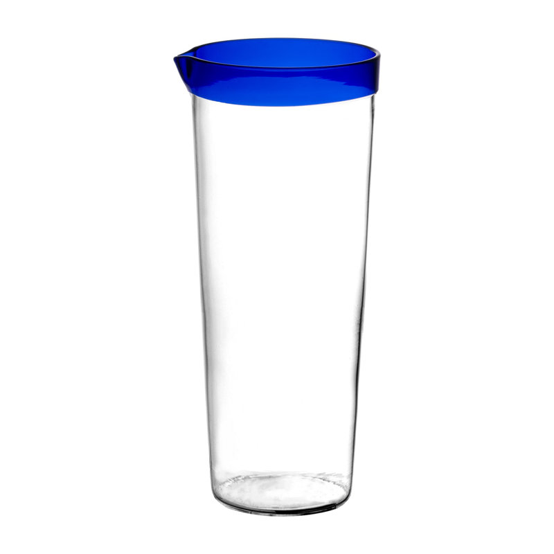 Verre borosilicaté 10 oz., Bleu, Verre à vin sans pied
