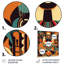 Masque traditionnel africain rétro - collage abstrait, art mural-380949825-380949831