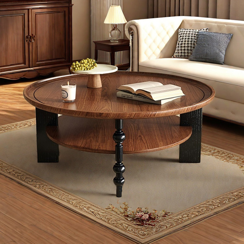 Table basse Retro, Brun