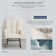 Chaise berçante en molleton l 27,5 po Zeanna