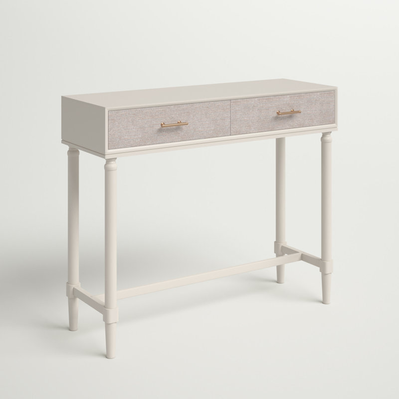 Console 35,5 po Peters, Blanc