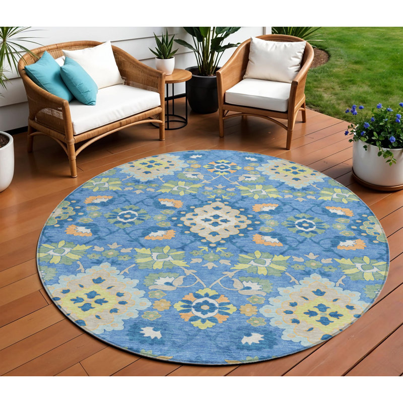 Tapis rond rond 8 po