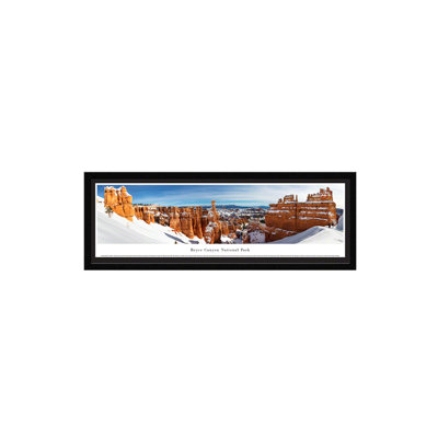 Impression panoramique du parc national Bryce Canyon, Thors Hammer (vue d'hiver)