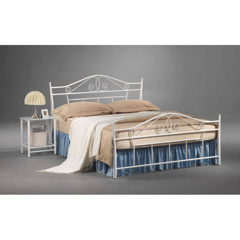 Open-Frame Bed, White