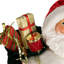 Nordic Style Santa Claus With Gifts Christmas Figure - 24"
