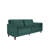 Perdue 81.5" Velvet Square Arm Convertible Sofa-1134429063