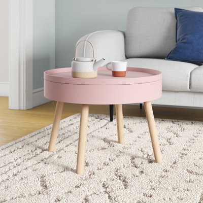 Buzzell Four Leg Coffee Table with Storage
