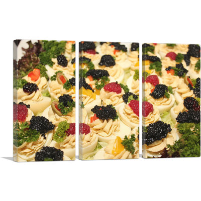 " Caviar Restaurant Decor " 3 - Pieces