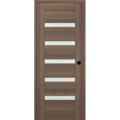 Avon 07-04 Vetro DIY-FRIENDLY  Manufactured Wood And Frosted Glass Paneled Prefinished Interior Door