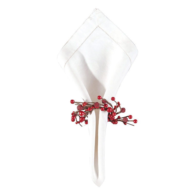 Holiday Twig Berry Napkin Ring + Reviews