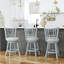 Tabouret de bar et de comptoir pivotant Henock-118019342-118019341
