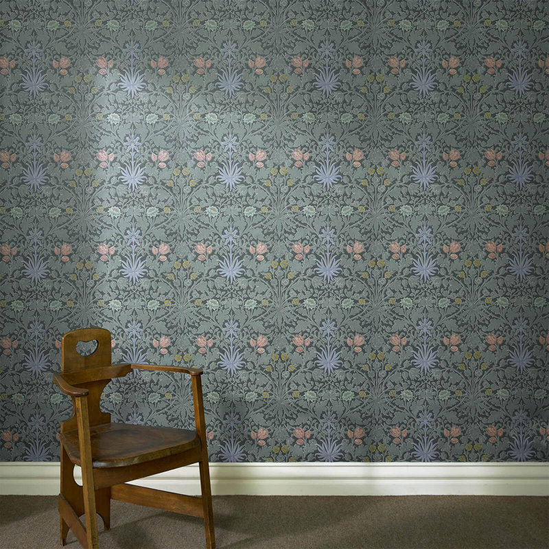 HYACINTH NOVELLUS Wallpaper - Euphorbia 9'10" - full height wallpaper