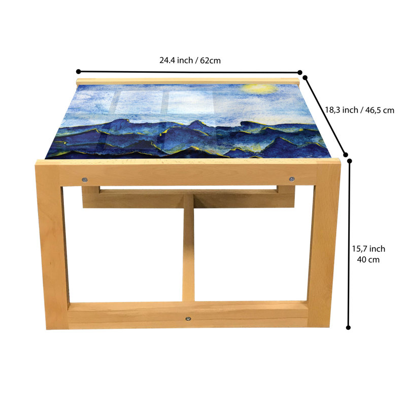 Jakyan Sled Coffee Table, 62cm H x 46cm W x 40cm D