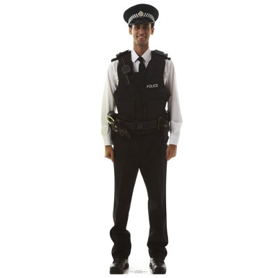 Police Man Cardboard Standup